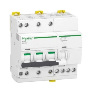 Schneider Electric Residual Current Circuit Breaker with Overload Protection 16A Current Rating 3-Pole 300 mA Trip A9DK5716