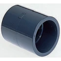Georg Fischer Plastic Pipe Fitting Straight Adapter Socket 40mm Grey PVC UF 721913109