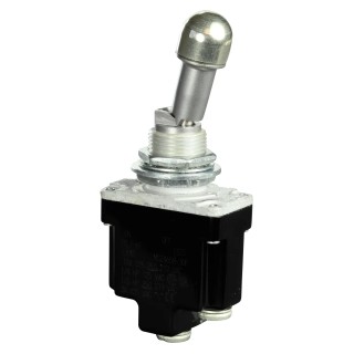 Honeywell Technologies Toggle Switch Bushing Mount Latching SPST Screw Terminal 28 V dc 125 V ac 1TL1-6F