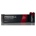 Duracell Procell Intense Alkaline 9V Battery 628mAh 48.5mm x 17.5mm Snap Termination 10 Pack 5000394137097