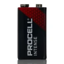 Duracell Procell Intense Alkaline 9V Battery 628mAh 48.5mm x 17.5mm Snap Termination 10 Pack 5000394137097