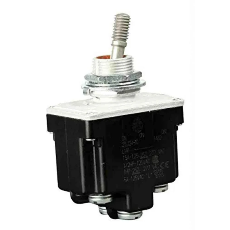 Honeywell Technologies Toggle Switch DPDT On-On-On Bushing Mount Screw Terminal 28V dc 125V ac 2TL124-10