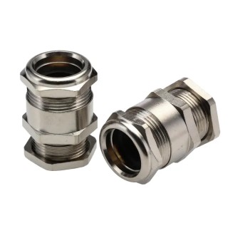 Lapp SKINDICHT Series Cable Gland M25 Thread Size, Nickel-Plated Brass, IP68 Rated, 14-15.8mm Cable 52103030+59000370