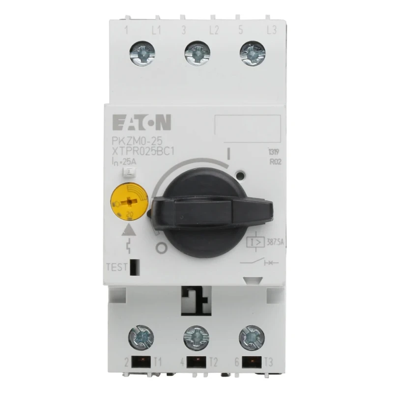 Eaton Motor Protection Circuit Breaker PKZM0-25, 20A to 25A, 690V AC, 3 Poles, Current Transformer Sensing 046989 PKZM0-25