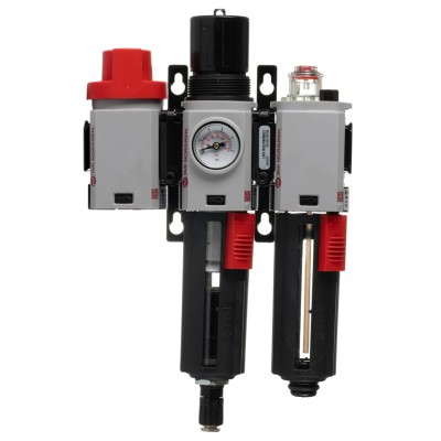 Norgren 3/8 in G Filter Regulator Lubricator with Automatic Drain, 40 μm Filtration, Integrated Pressure Gauge BL82-301G