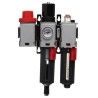 Norgren 3/8 in G Filter Regulator Lubricator with Automatic Drain, 40 μm Filtration, Integrated Pressure Gauge BL82-301G