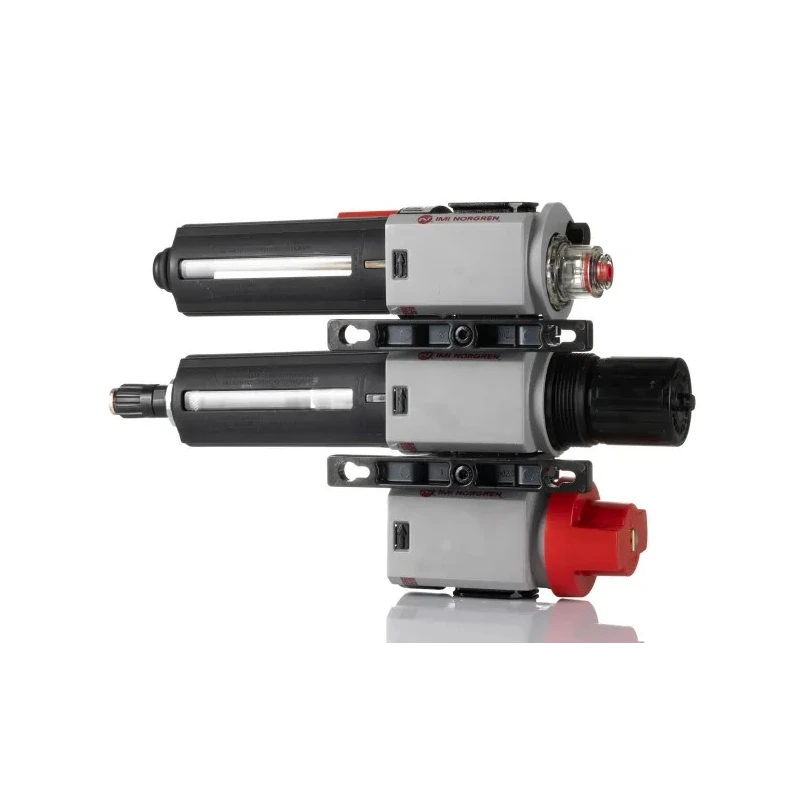 Norgren 3/8 in G Filter Regulator Lubricator with Automatic Drain, 40 μm Filtration, Integrated Pressure Gauge BL82-301G