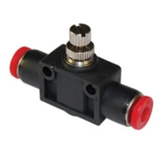 Norgren Pneufit C Series Uni-Directional In-line Regulator, Inlet Female Tube 10 mm, Outlet Female Push-in 10 mm C00GE1000