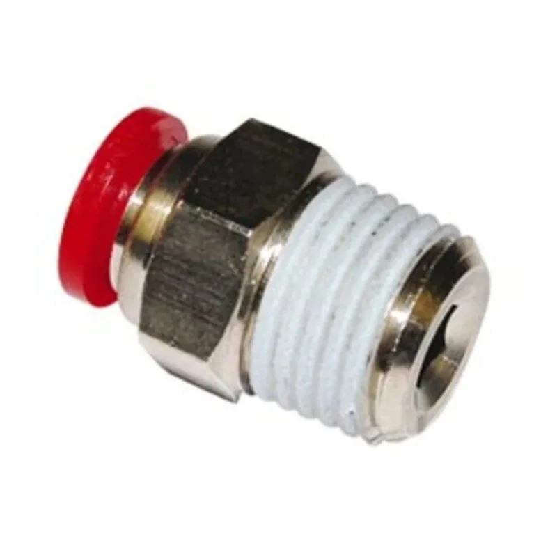 Norgren Pneufit C Series Pneumatic Fitting Female Threaded-to-Tube Nickel Plated Brass, 1/4 in R, 4 mm C01250428