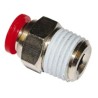 Norgren Pneufit C Series Pneumatic Fitting Female Threaded-to-Tube Nickel Plated Brass, 1/4 in R, 4 mm C01250428