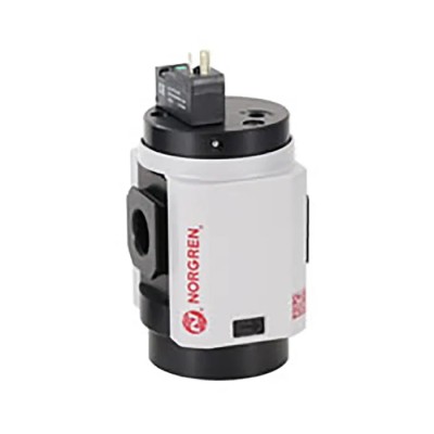Norgren Pneumatic Solenoid Pilot-Operated Control Valve 3 Port ISO G Parallel Aluminium Body 24V P84C-3GT-PFN