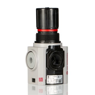 Norgren Pneumatic Regulator Relieving Diaphragm Type 3/8 in Outlet 0.3 bar Minimum Operating Pressure 65°C Max R82G-3GK-RMN