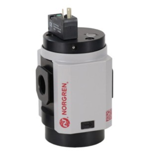Norgren Pneumatic Solenoid Pilot-Operated Control Valve Soft Start Dump Valve Aluminium Body 3/2 Function 24V dc P84F-6GT-PFN