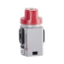Norgren Pneumatic Manual Control Valve Locking Shut-Off Valve G 1/4 Port Die Cast Aluminium Body 45dm³/s Flow T82T-2GA-B1N