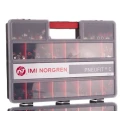 Norgren Pneumatic Fittings Maintenance Kit, 21 Adapter Variants, 6mm and 8mm Connectors, 2kg, German Origin NE/11154