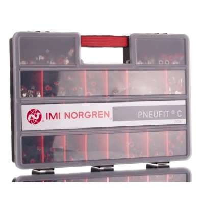 Norgren Pneumatic Fittings Maintenance Kit, 21 Adapter Variants, 6mm and 8mm Connectors, 2kg, German Origin NE/11154
