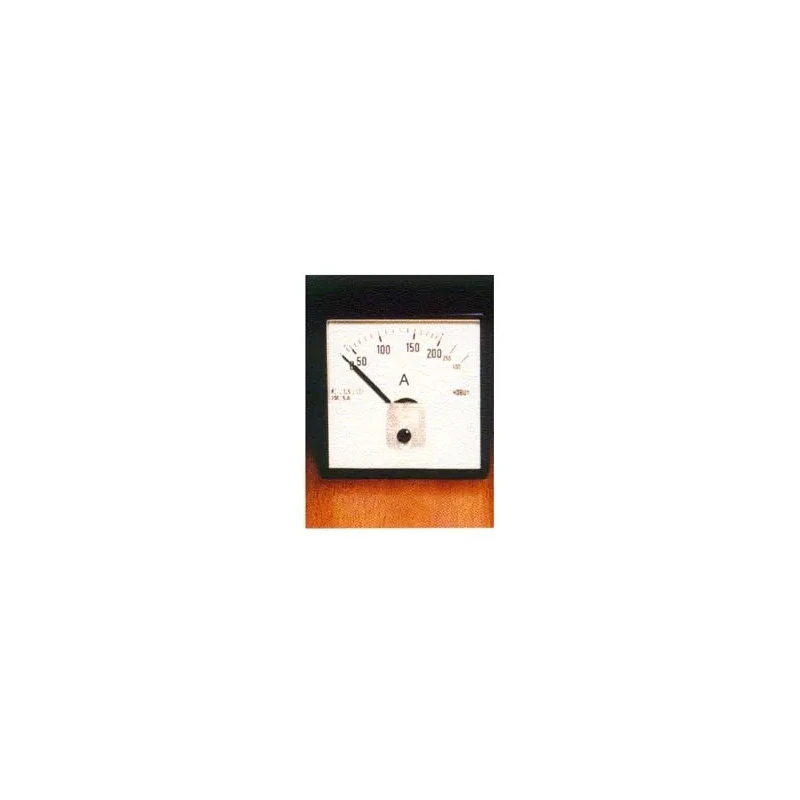 HOBUT Analogue Panel Ammeter AC Moving Iron 300 A, 72 mm x 72 mm PD72MIS5A2/2-001 0/150/300A