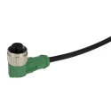 Phoenix Contact Sensor Actuator Cable Female 4 Contacts Right Angle Connector 20m Length 250V PUR Jacket 1545001
