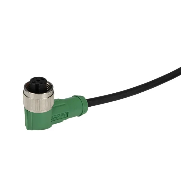 Phoenix Contact Sensor Actuator Cable Female 4 Contacts Right Angle Connector 20m Length 250V PUR Jacket 1545001