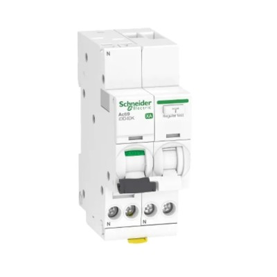 Schneider Electric Residual Current Circuit Breaker with Overload Protection 20A Current Rating 1-Pole 300 mA Trip A9DS5620