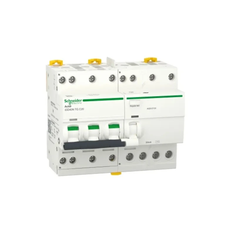 Schneider Electric Residual Current Circuit Breaker with Overload Protection 20A Current Rating 3-Pole 30 mA Trip A9DV3720