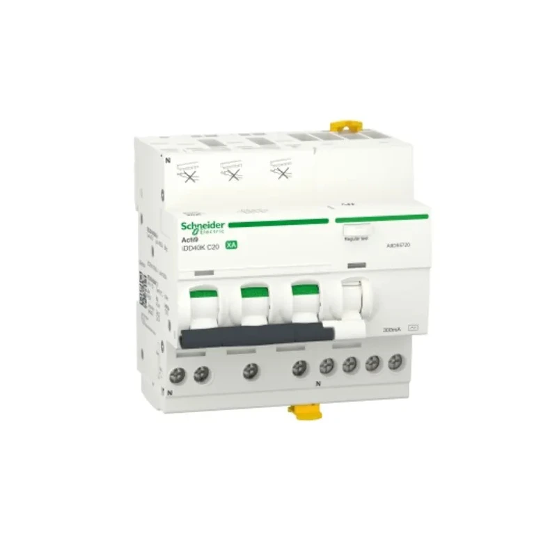 Schneider Electric Residual Current Circuit Breaker with Overload Protection, 25A Current Rating, 3-Pole, 300 mA A9DS5725