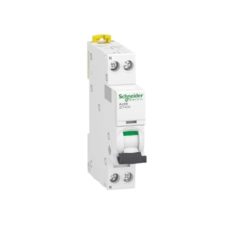 Schneider Electric Miniature Circuit Breaker, 1-Pole, 40A, Type C, 230V AC, 4500A Breaking Capacity Acti9 iDT40K A9P71640