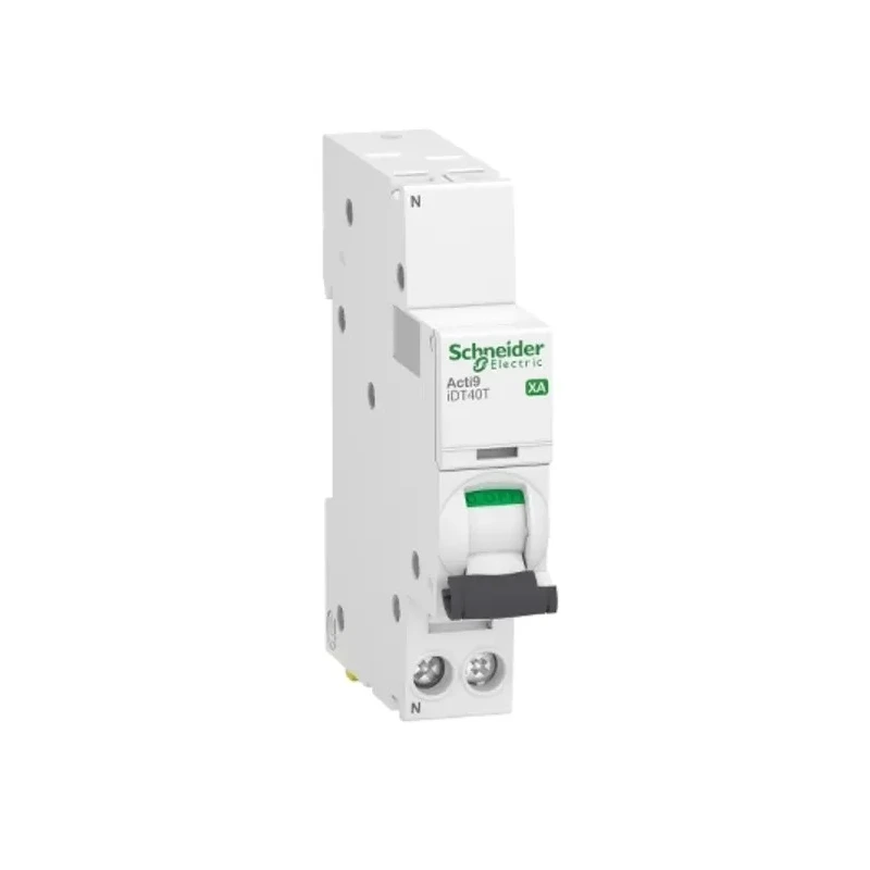 Schneider Electric Acti9 Acti9 iDT40T XA Miniature Circuit Breaker, 1-Pole, 40A, Type C, 230V AC, 4500 A Breaking A9PA2640
