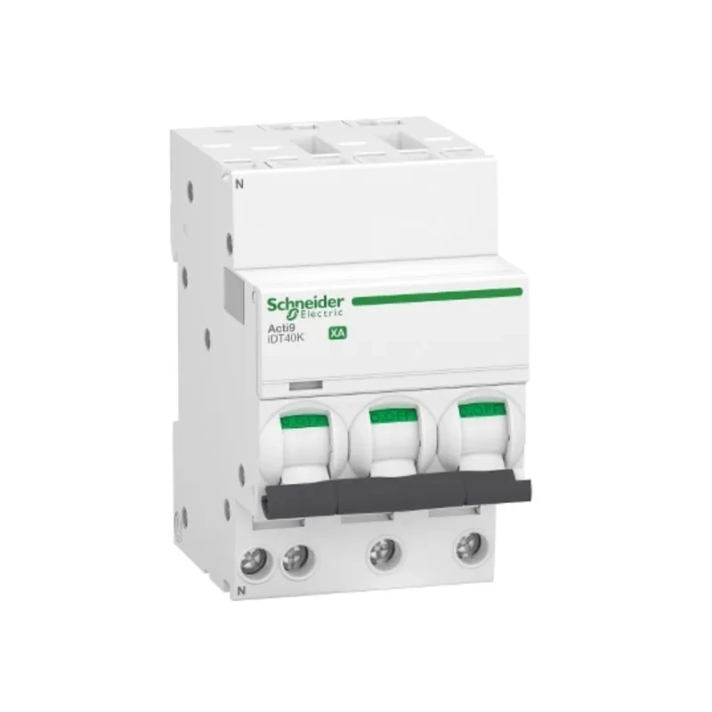 Schneider Electric Acti9 Acti9 iDT40K XA Miniature Circuit Breaker 3+N-Pole 16A Type C 230V AC 4500A Breaking A9PK1716