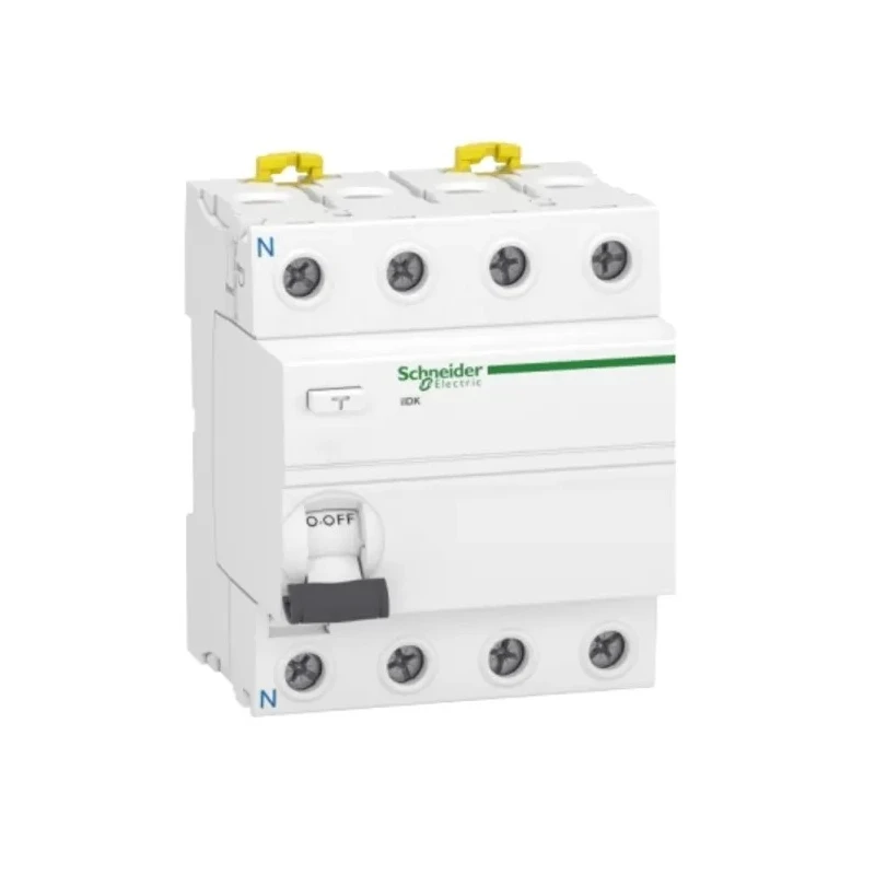 Schneider Electric Acti9 iIDK Series Residual Current Circuit Breaker 40A 4-Pole 300 mA Type AC 500 A 