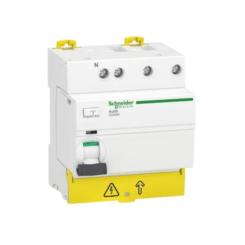 Schneider Electric Acti9 iIG40K Series Residual Current Circuit Breaker 40A 3+N-Pole 30mA Type AC 500A Breaking A9R69740