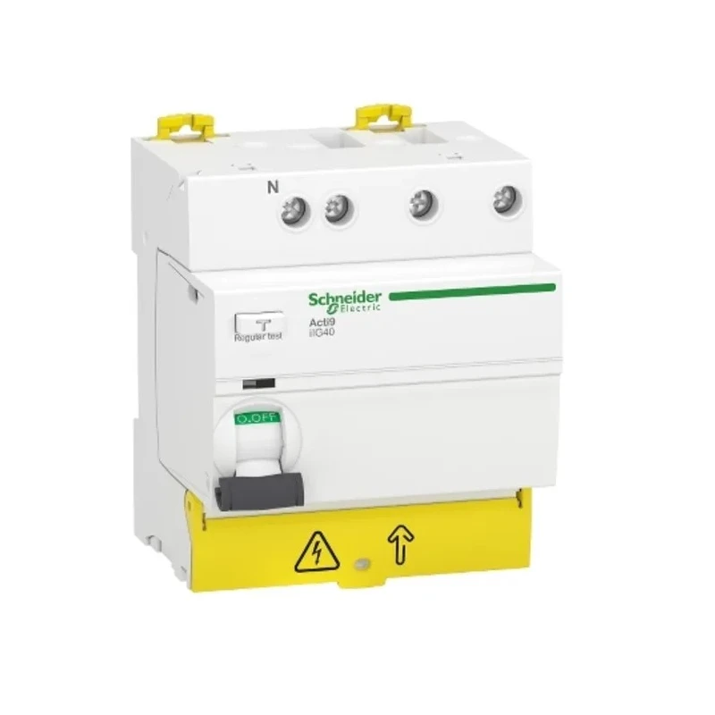 Schneider Electric Acti9 iIG40 Series Residual Current Circuit Breaker 25A 3+N-Pole 300mA Type AC 500A 230V A9R77725