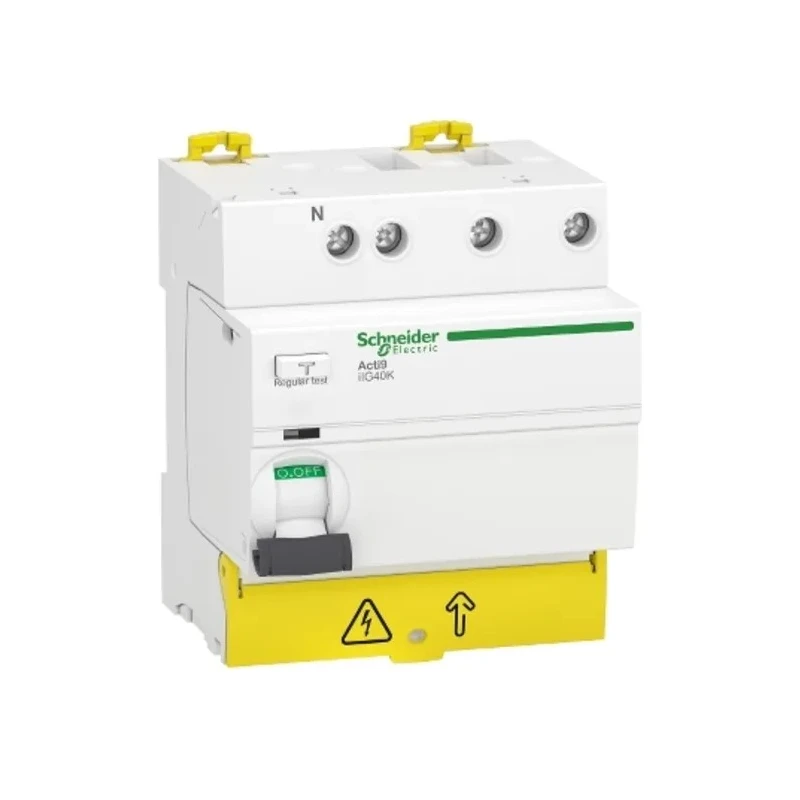 Schneider Electric Acti9 iIG40K Series Residual Current Circuit Breaker, 40A, 3+N-Pole, 300 mA Sensitivity, Type A9R79740