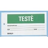Brady Pre-Printed 148 x 75 mm Durable Polypropylene Tie-Fixing Labels Pack of 10 TAG-F-TESTE-75X150MM