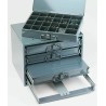 Durham 32 Cell Grey Steel Compartment Box 76mm x 457mm x 304mm 303-4719