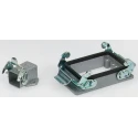 TE Connectivity Heavy Duty Power Connector Housing H-A Range 2 Lever Surface Mount Zinc IP65 1-1102107-2