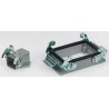 TE Connectivity Heavy Duty Power Connector Housing H-A Range 2 Lever Surface Mount Zinc IP65 1-1102107-2