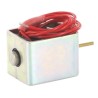 Mecalectro Linear Solenoid Push Type 12V DC 4W Continuous Duty 6mm Stroke 27mm x 22mm x 20mm 8.M11 AA 62 12 VCC 100%