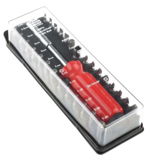 RS PRO Screwdriver Bit Set 29 Pieces, S2 Steel, 25mm Length 213-0923