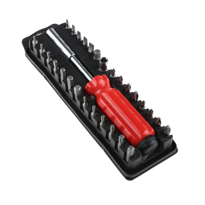 RS PRO Screwdriver Bit Set 29 Pieces, S2 Steel, 25mm Length 213-0923