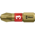 Wera Screwdriver Bit Phillips PH3 1/4 in Drive Chrome Vanadium Steel 05056414001