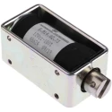 Mecalectro 8.M14 02 73 12 VCC 100% Linear Solenoid 24V DC 57.7 mm Length 32 mm Width 25.4 mm Depth