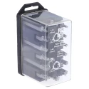 RS PRO Torx Screwdriver Bit Set 16 Pieces, S2 Steel, Sizes T20 to T55, 75mm Length, 1/2 in Drive 213-0945