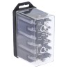 RS PRO Torx Screwdriver Bit Set 16 Pieces, S2 Steel, Sizes T20 to T55, 75mm Length, 1/2 in Drive 213-0945