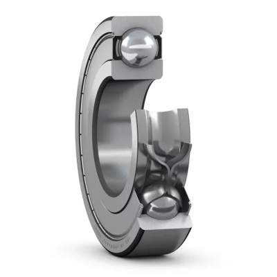 SKF Single Row Deep Groove Ball Bearing 17 mm ID, 47 mm OD, 14 mm Width, Shielded, Series 3 Medium 6303-2Z