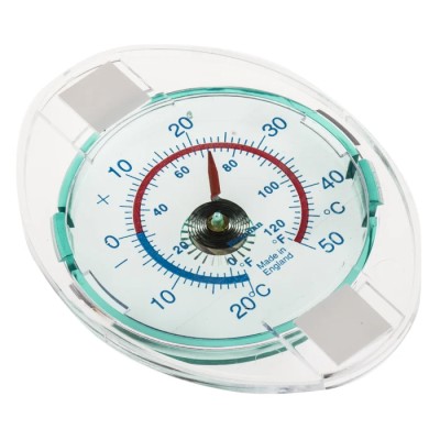 Brannan Dial Thermometer for Outdoor and Indoor Temperature Measurement 65mm Dial Size 50°C Max Temp 14/419/3