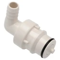 Colder Products Hose Connector 9.53 mm ID Threaded Male Polysulfone Body, 8.6 bar HFCD23635