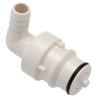 Colder Products Hose Connector 9.53 mm ID Threaded Male Polysulfone Body, 8.6 bar HFCD23635