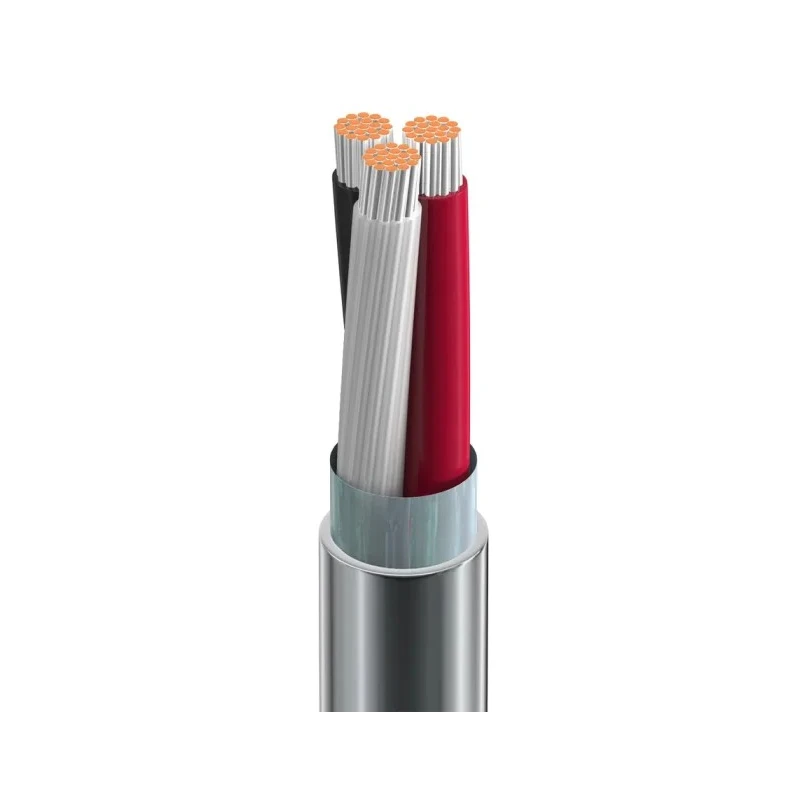 Belden Multi-Core Industrial Cable 3 Cores 1.33mm² 16 AWG Screened 600V 152m Silver Polyethylene Sheath 8618 060U500