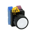 Idec YW1B Series Black Maintained Push Button Head 22 mm Cutout IP67 IP69K 